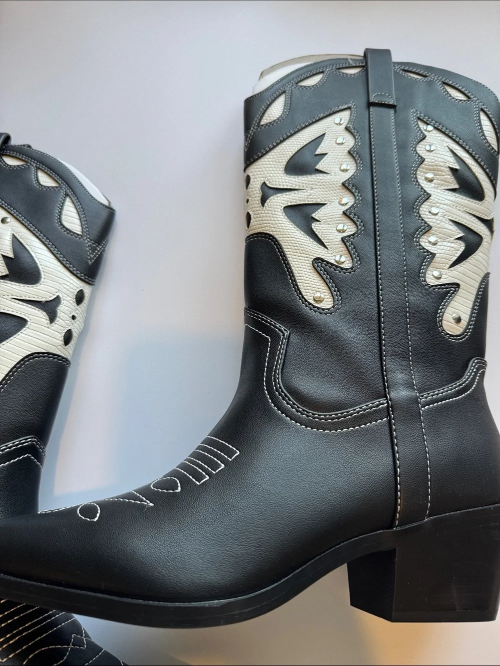 Madden Girl Women's Salloon Cowboy Boots - Picture 4 of 5